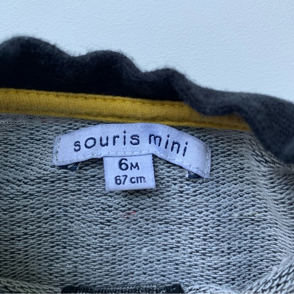 2/$10 SOURIS MINI Baby boy long sleeve top 6m - Picture 2 of 4